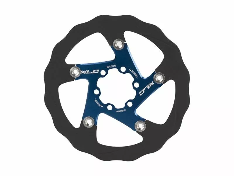 Cycli XLC BR-X76 160mm Blue 6bolt 3 Cycli XLC BR-X76 160mm Blue 6bolt