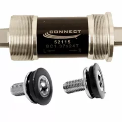 Cycli CONNECT Bottom Bracket Steel Body Aluminium Cups 1.37"x24 Square Axle 107 Mm, BSA