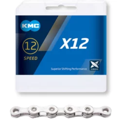 Cycli.fi KMC X12 Silver, 1/2 X 11/128", 126L
