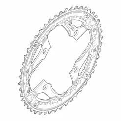 Cycli Shimano Eturatas 44T FC-T671 Jne 104mm, Musta, 10v, CG