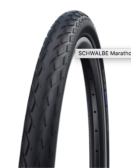 Cycli Schwalbe Marathon 16 X 1,75 (47-305) 3 Cycli Schwalbe Marathon 16 X 1,75 (47-305)