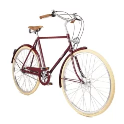 Pashley Briton Miesten Teräsrunkoinen Pyörä- Oxblood Punainen
